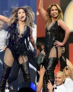 Jennifer Lopez was caught in a wave of outrage over her outfit that many considered inappropriate and she sparked a storm when she took to the stage..